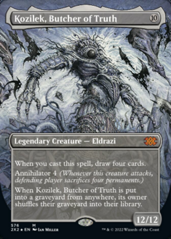 Kozilek, Butcher of Truth (Textured Foil) [Double Masters 2022] | Arkham Games and Comics