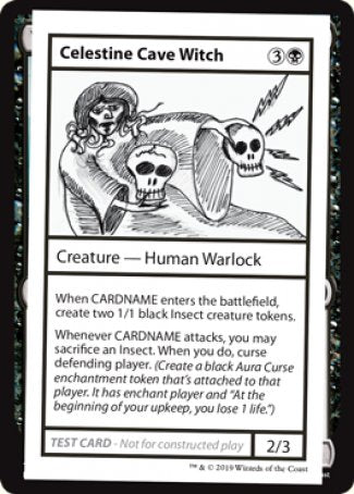 Celestine Cave Witch (2021 Edition) [Mystery Booster Playtest Cards] | Arkham Games and Comics