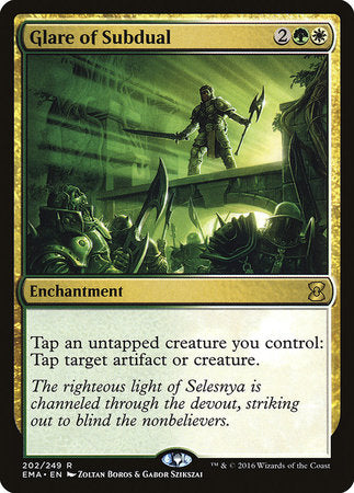 Glare of Subdual [Eternal Masters] | Arkham Games and Comics