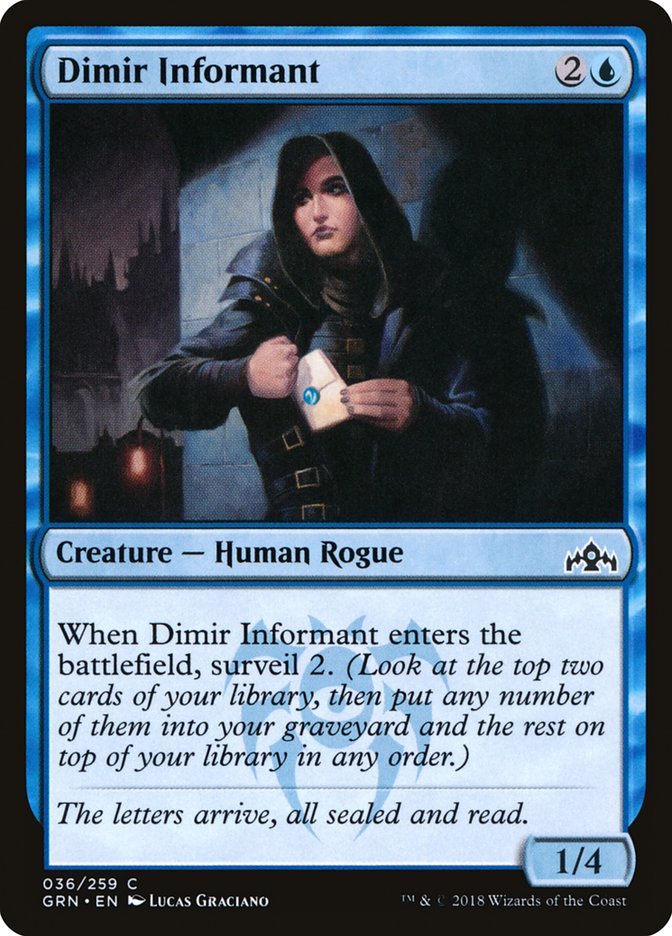 Dimir Informant [Guilds of Ravnica] | Arkham Games and Comics