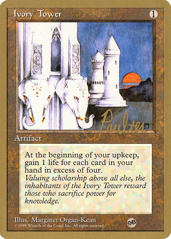 Ivory Tower (Preston Poulter) (SB) [Pro Tour Collector Set] | Arkham Games and Comics