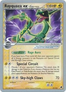 Rayquaza ex (97/101) (Delta Species) (Legendary Ascent - Tom Roos) [World Championships 2007] | Arkham Games and Comics