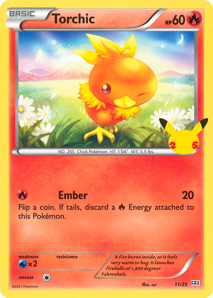 Torchic (11/25) [McDonald's 25th Anniversary] | Arkham Games and Comics