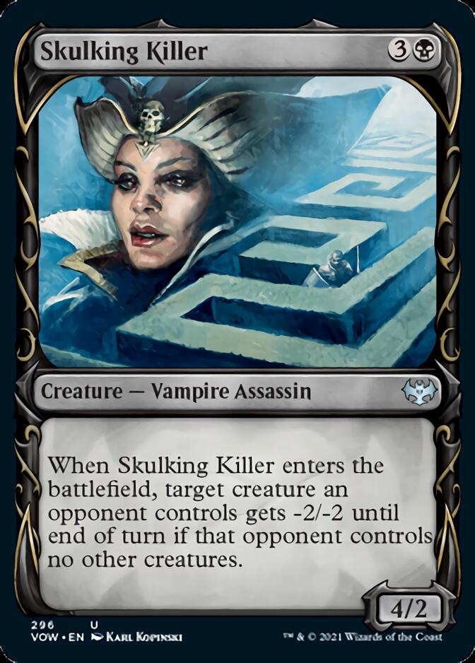 Skulking Killer (Showcase Fang Frame) [Innistrad: Crimson Vow] | Arkham Games and Comics