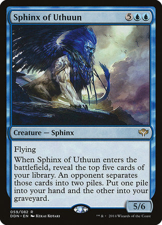 Sphinx of Uthuun [Duel Decks: Speed vs. Cunning] | Arkham Games and Comics