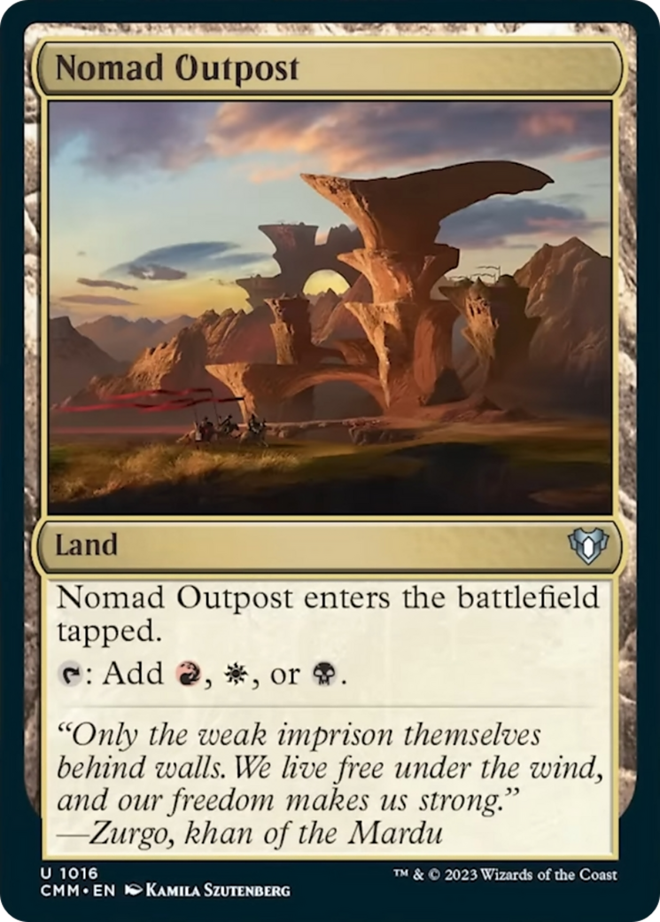 Nomad Outpost [Commander Masters] | Arkham Games and Comics