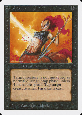 Paralyze [Unlimited Edition] | Arkham Games and Comics