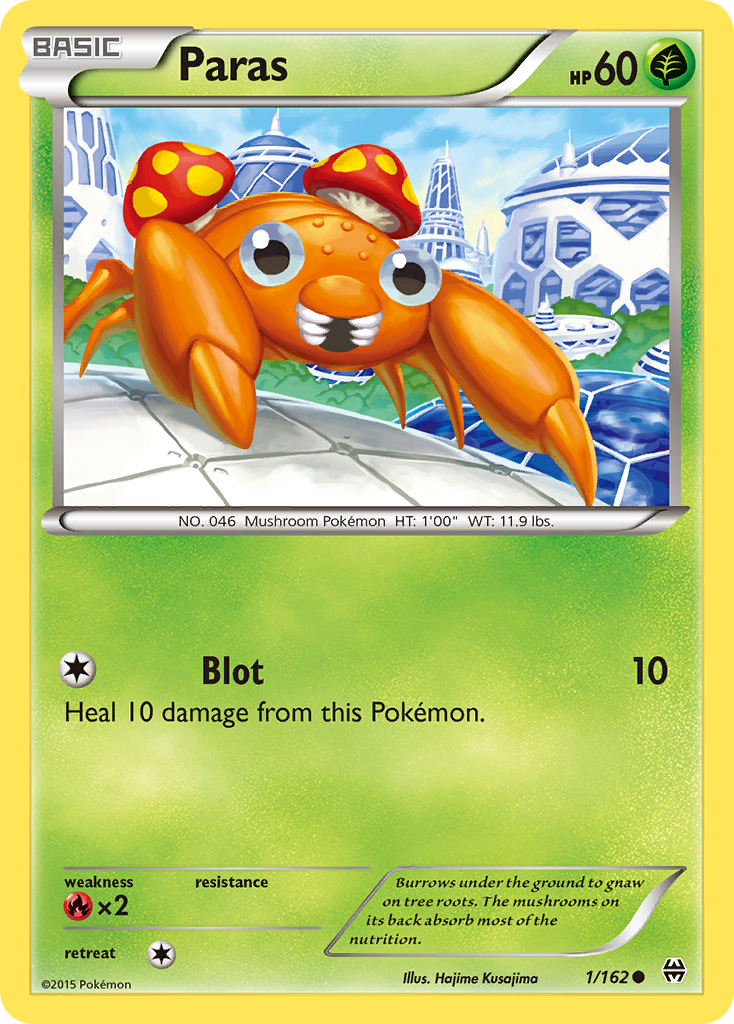 Paras (1/162) [XY: BREAKthrough] | Arkham Games and Comics