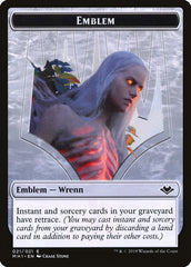 Goblin (010) // Wrenn and Six Emblem Double-Sided Token [Modern Horizons Tokens] | Arkham Games and Comics