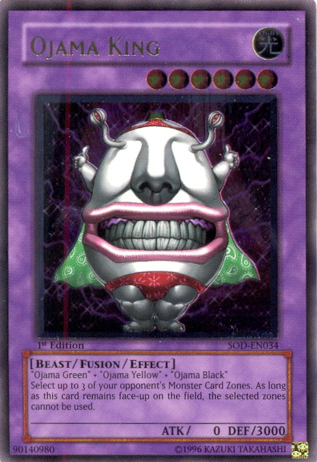 Ojama King [SOD-EN034] Ultimate Rare | Arkham Games and Comics