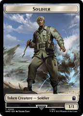 Soldier // Beast Double-Sided Token [Doctor Who Tokens] | Arkham Games and Comics