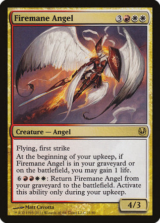 Firemane Angel [Duel Decks: Ajani vs. Nicol Bolas] | Arkham Games and Comics