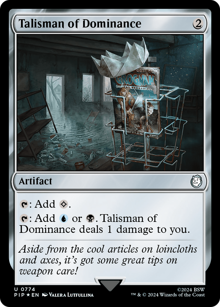 Talisman of Dominance (Surge Foil) [Fallout] | Arkham Games and Comics
