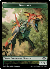 Dinosaur Egg // Dinosaur (0010) Double-Sided Token [The Lost Caverns of Ixalan Tokens] | Arkham Games and Comics