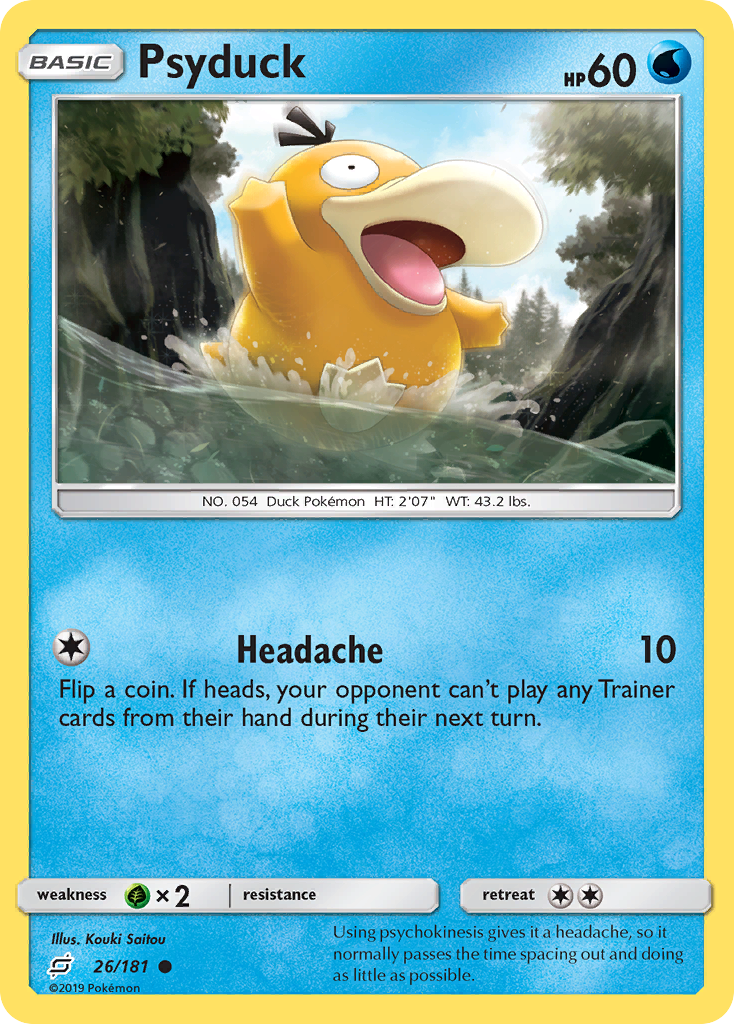 Psyduck (26/181) [Sun & Moon: Team Up] | Arkham Games and Comics