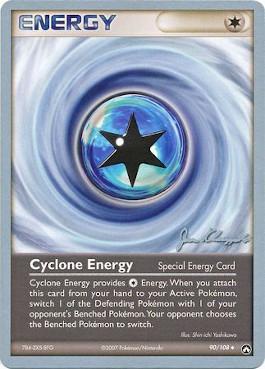 Cyclone Energy (90/108) (Psychic Lock - Jason Klaczynski) [World Championships 2008] | Arkham Games and Comics
