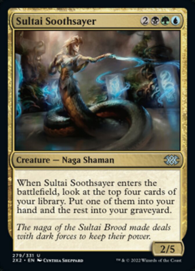 Sultai Soothsayer [Double Masters 2022] | Arkham Games and Comics