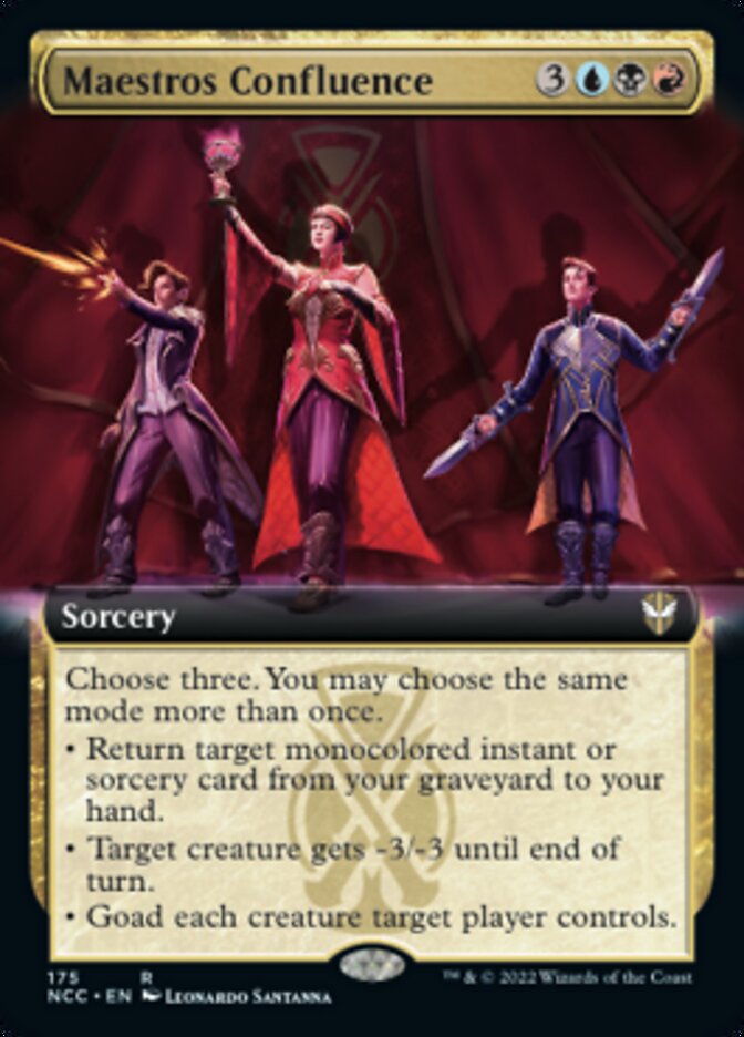 Maestros Confluence (Extended Art) [Streets of New Capenna Commander] | Arkham Games and Comics