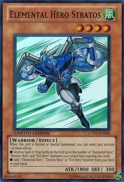 Elemental Hero Stratos [CT07-EN006] Super Rare | Arkham Games and Comics