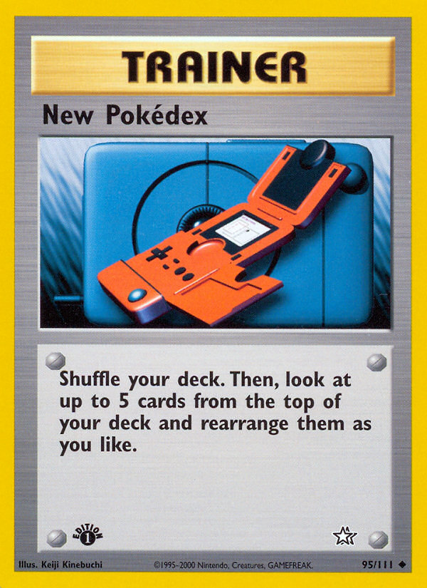 New Pokedex (95/111) [Neo Genesis 1st Edition] | Arkham Games and Comics