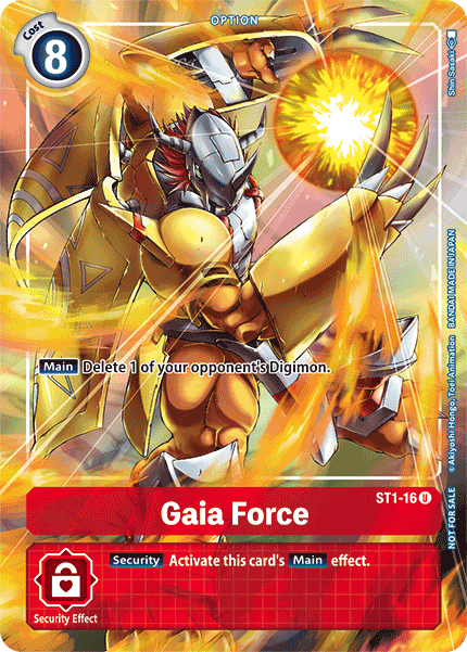 Gaia Force [ST1-16] (Tamer's Evolution Box) [Starter Deck: Gaia Red Promos] | Arkham Games and Comics