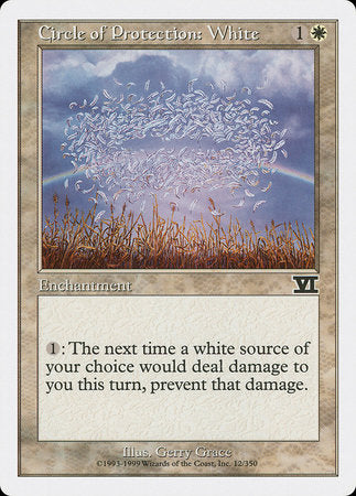 Circle of Protection: White [Classic Sixth Edition] | Arkham Games and Comics