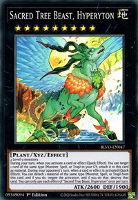 Sacred Tree Beast, Hyperyton [BLVO-EN047] Super Rare | Arkham Games and Comics