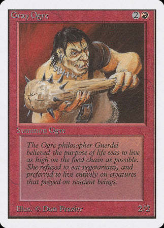 Gray Ogre [Unlimited Edition] | Arkham Games and Comics