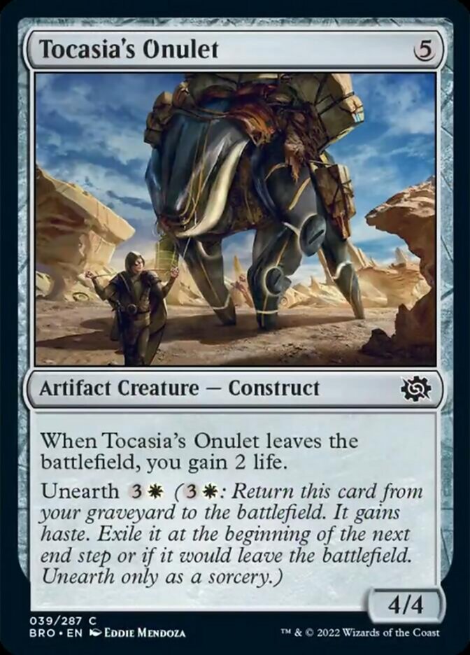 Tocasia's Onulet [The Brothers' War] | Arkham Games and Comics