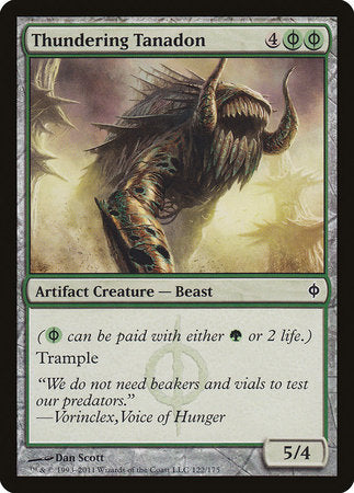 Thundering Tanadon [New Phyrexia] | Arkham Games and Comics