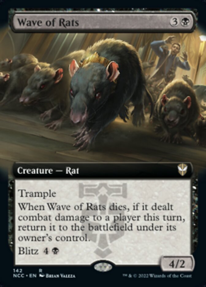 Wave of Rats (Extended Art) [Streets of New Capenna Commander] | Arkham Games and Comics