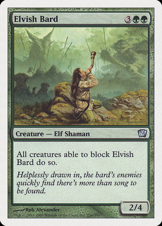 Elvish Bard [Ninth Edition] | Arkham Games and Comics