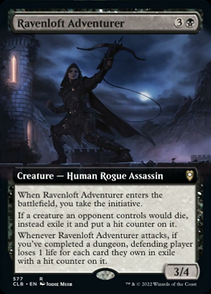 Ravenloft Adventurer (Extended Art) [Commander Legends: Battle for Baldur's Gate] | Arkham Games and Comics