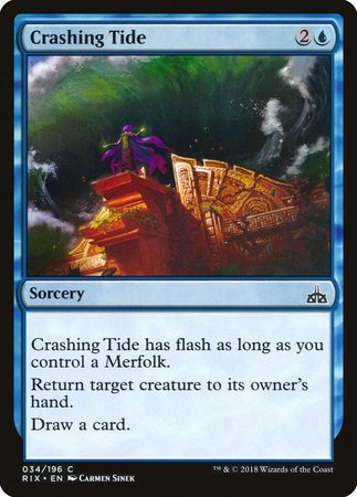 Crashing Tide [Rivals of Ixalan] | Arkham Games and Comics