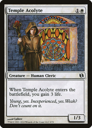 Temple Acolyte [Duel Decks: Elspeth vs. Tezzeret] | Arkham Games and Comics