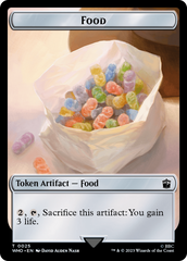 Alien // Food (0025) Double-Sided Token [Doctor Who Tokens] | Arkham Games and Comics