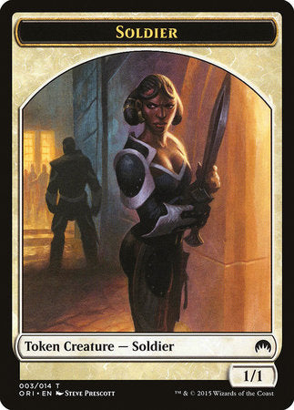 Soldier Token [Magic Origins Tokens] | Arkham Games and Comics