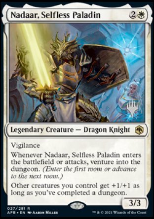 Nadaar, Selfless Paladin (Promo Pack) [Dungeons & Dragons: Adventures in the Forgotten Realms Promos] | Arkham Games and Comics