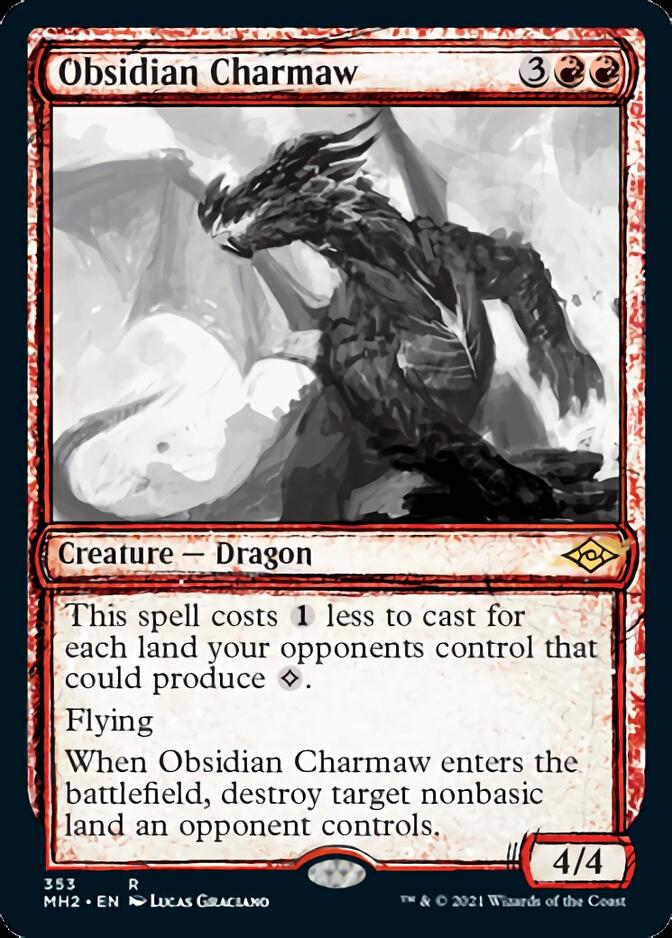 Obsidian Charmaw (Sketch) [Modern Horizons 2] | Arkham Games and Comics