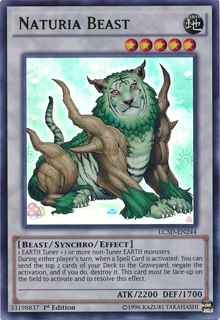 Naturia Beast [LC5D-EN244] Ultra Rare | Arkham Games and Comics