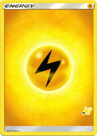 Lightning Energy (Pikachu Stamp #43) [Battle Academy 2020] | Arkham Games and Comics