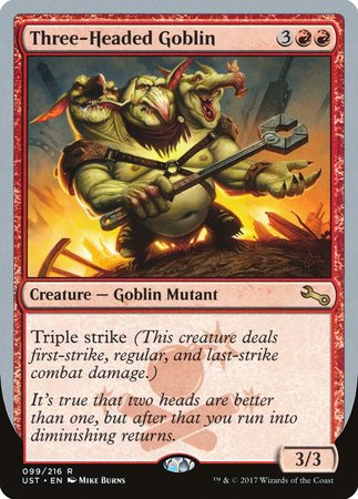 Three-Headed Goblin [Unstable] | Arkham Games and Comics