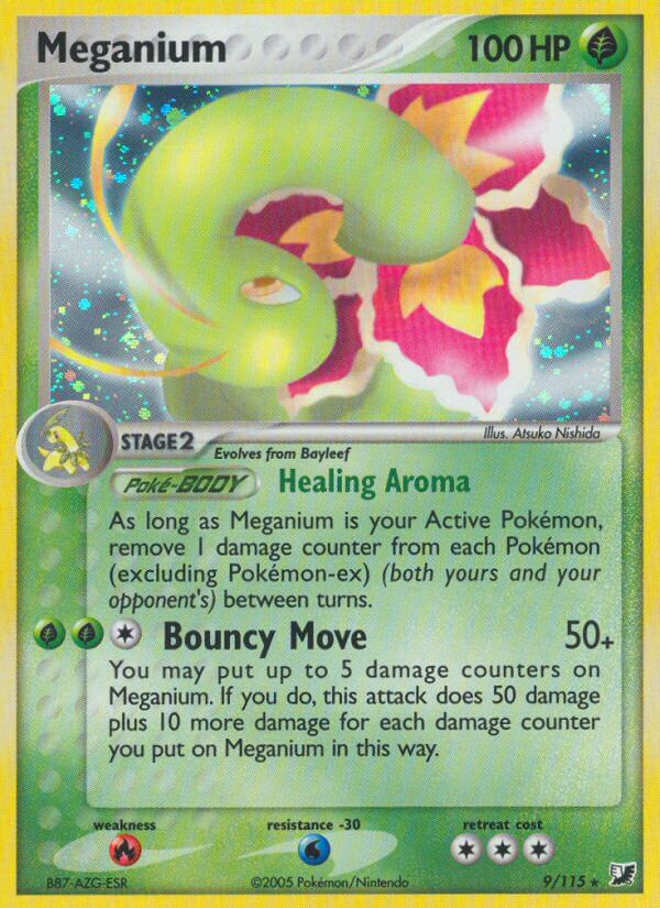 Meganium (9/115) (Theme Deck Exclusive) [EX: Unseen Forces] | Arkham Games and Comics