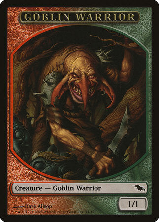 Goblin Warrior Token (Red/Green) [Shadowmoor Tokens] | Arkham Games and Comics