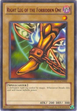 Right Leg of the Forbidden One (Purple) [DL11-EN002] Rare | Arkham Games and Comics