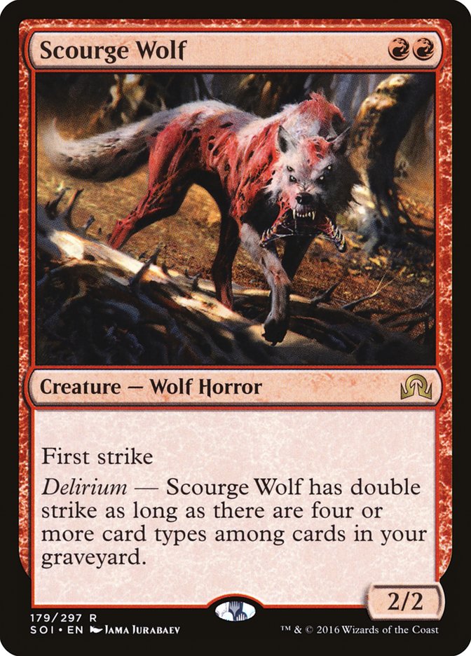 Scourge Wolf [Shadows over Innistrad] | Arkham Games and Comics