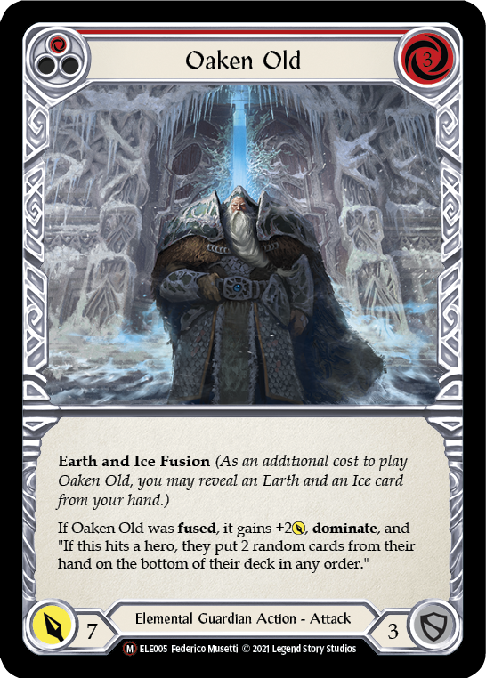 Oaken Old [U-ELE005] (Tales of Aria Unlimited)  Unlimited Rainbow Foil | Arkham Games and Comics