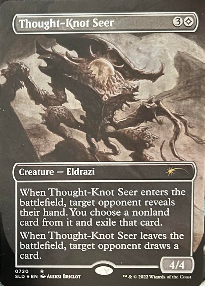 Thought-Knot Seer (720) (Borderless) [Secret Lair Drop Promos] | Arkham Games and Comics