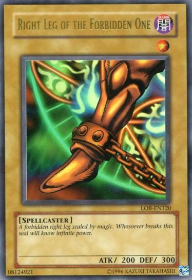 Right Leg of the Forbidden One [LOB-EN120] Ultra Rare | Arkham Games and Comics