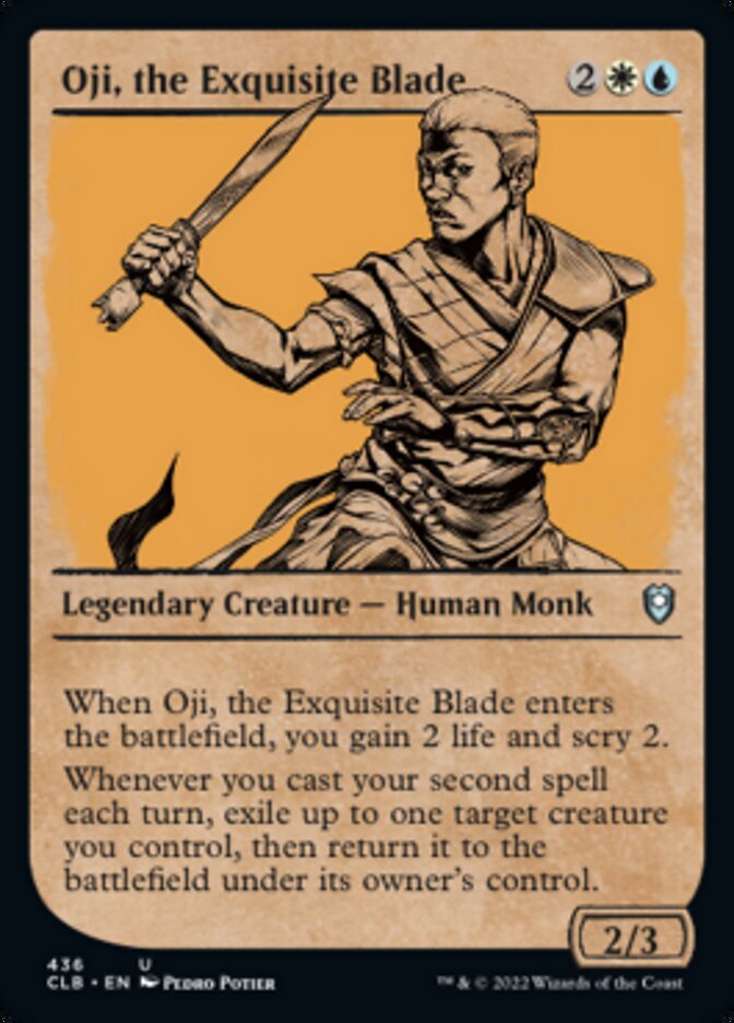 Oji, the Exquisite Blade (Showcase) [Commander Legends: Battle for Baldur's Gate] | Arkham Games and Comics